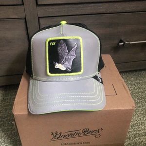Goorin Bros “night flight” reflective trucker hat